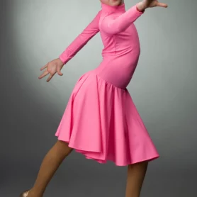 Базовая модель платья для латинских танцев для девочек