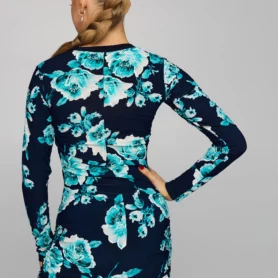 Сукня для танців Freestyle Dance 669 квітковий принт вид ззаду