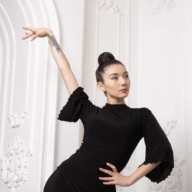 Танцевальная блуза для стандартной программы 1027 Фристайл Танец